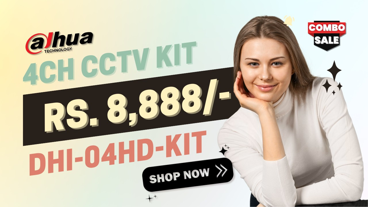 Dahua DHI-04HD-KIT 4Camera Combo Kit